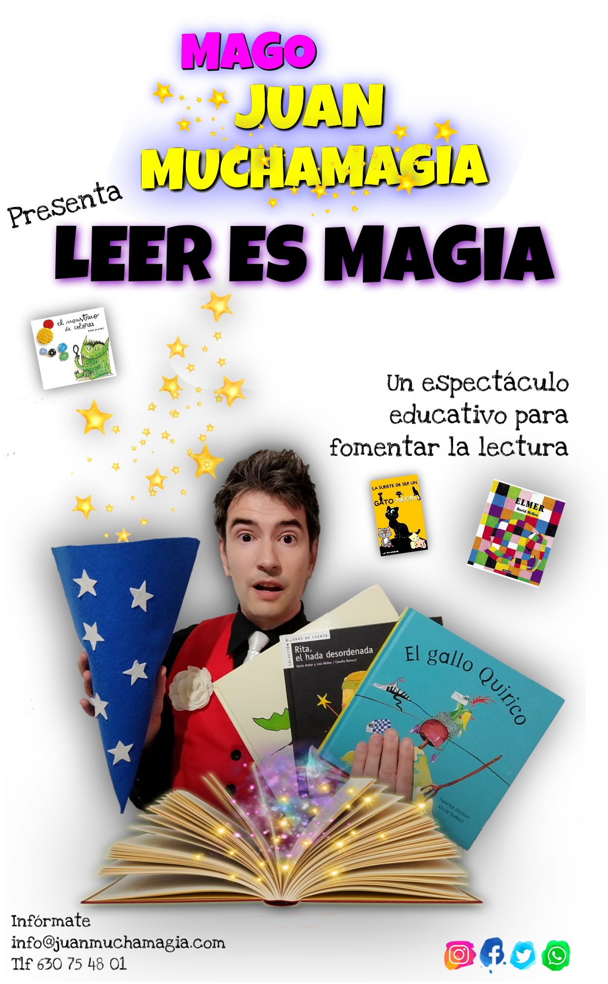 Mago cuentacuentos en Murcia especialista en animación a la lectura el mago cuentacuentos