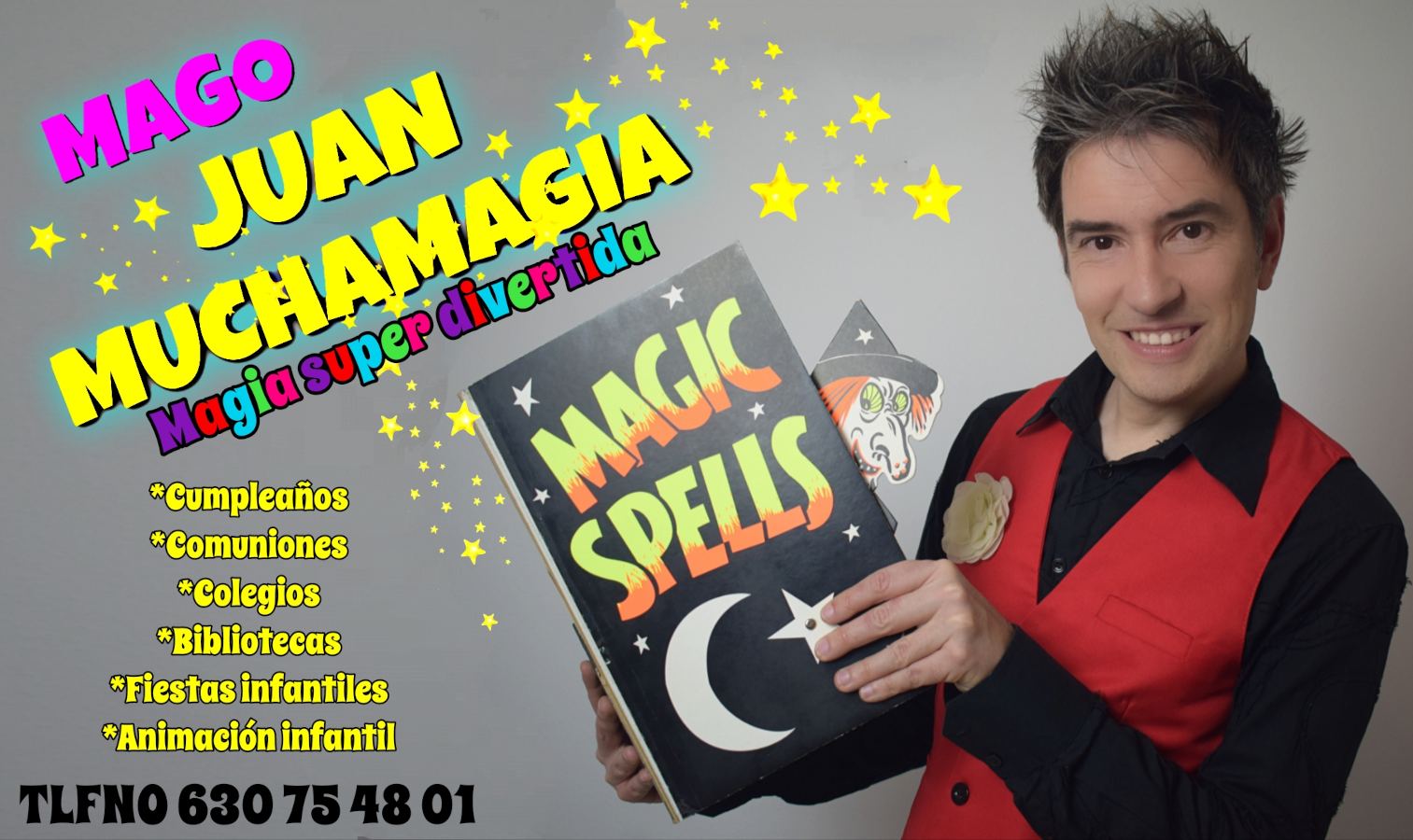Espectáculos de magia en Albacete - Mago Albacete Juan Muchamagia